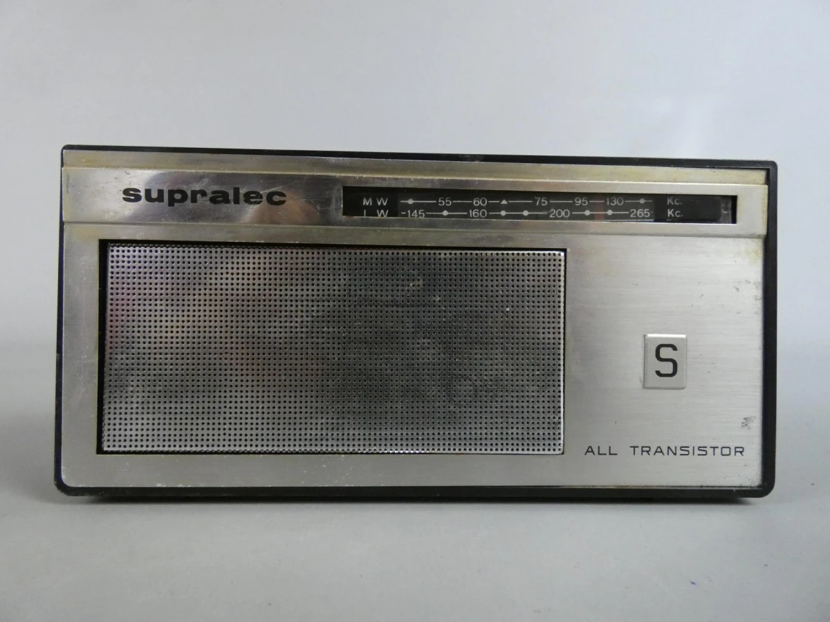 Vintage Supralec transistorradio - foto 3