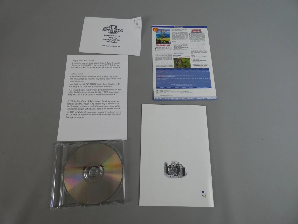 The Settlers II: Veni, Vidi, Vici en The Settlers II Mission CD (Big Box PC-games) – foto 7 – kavel bij De Kringwinkel, Diest