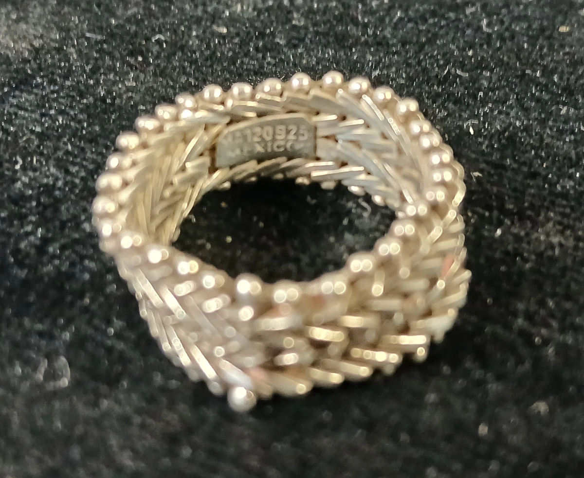 Zilveren ketting met bijpassende ring - foto 3