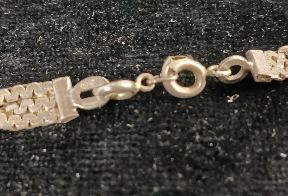 Zilveren ketting met bijpassende ring - foto 4