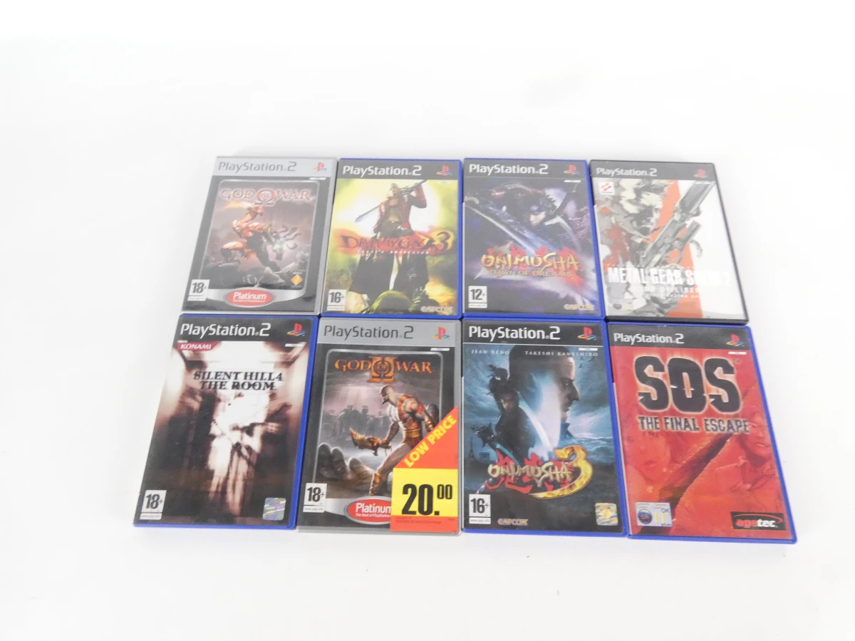 PlayStation 2 (PS2) Verzameling – 8 Games – kavel bij De Kringwinkel, Heverlee