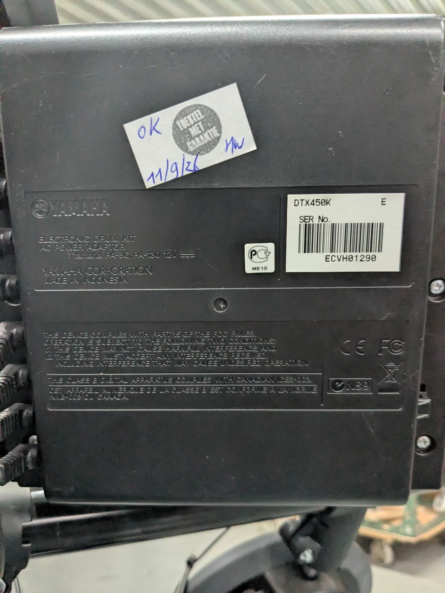 Elektronisch drumstel Yamaha DTX450K met accessoires. - foto 4