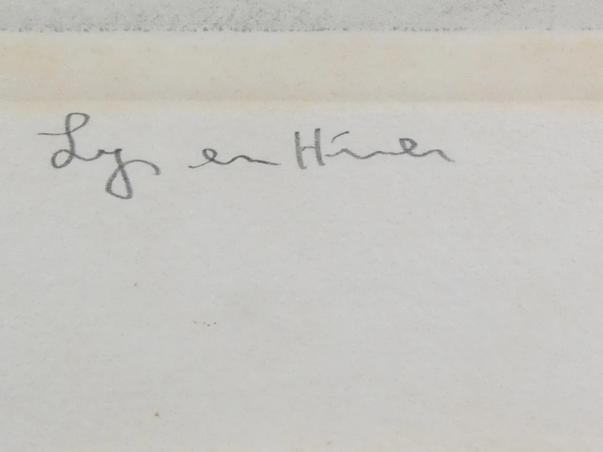 De Leie in de winter - Kleurenlitho - Hebbelinck naar Saverys - foto 5