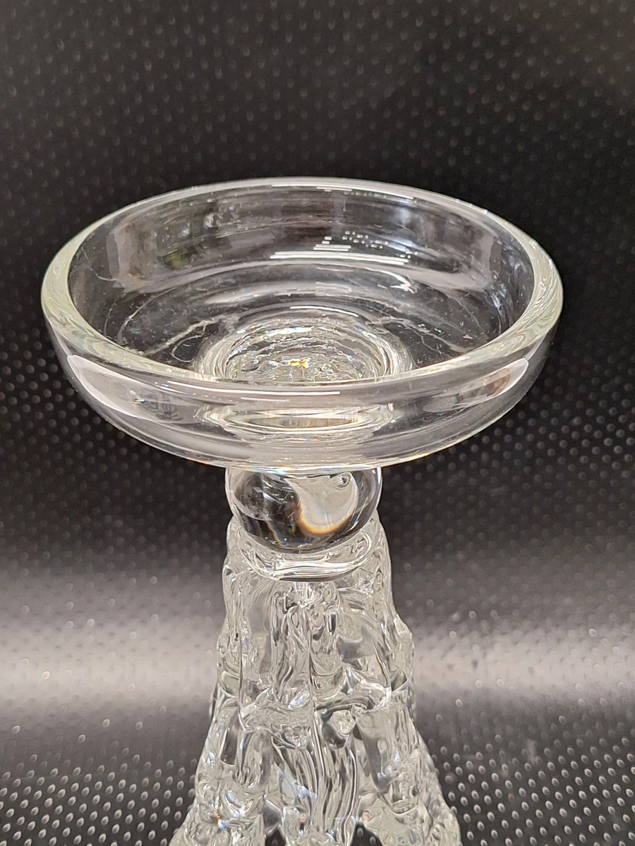 Opengewerkte glazen design kandelaar 39.5 cm in Murano-stijl - foto 9