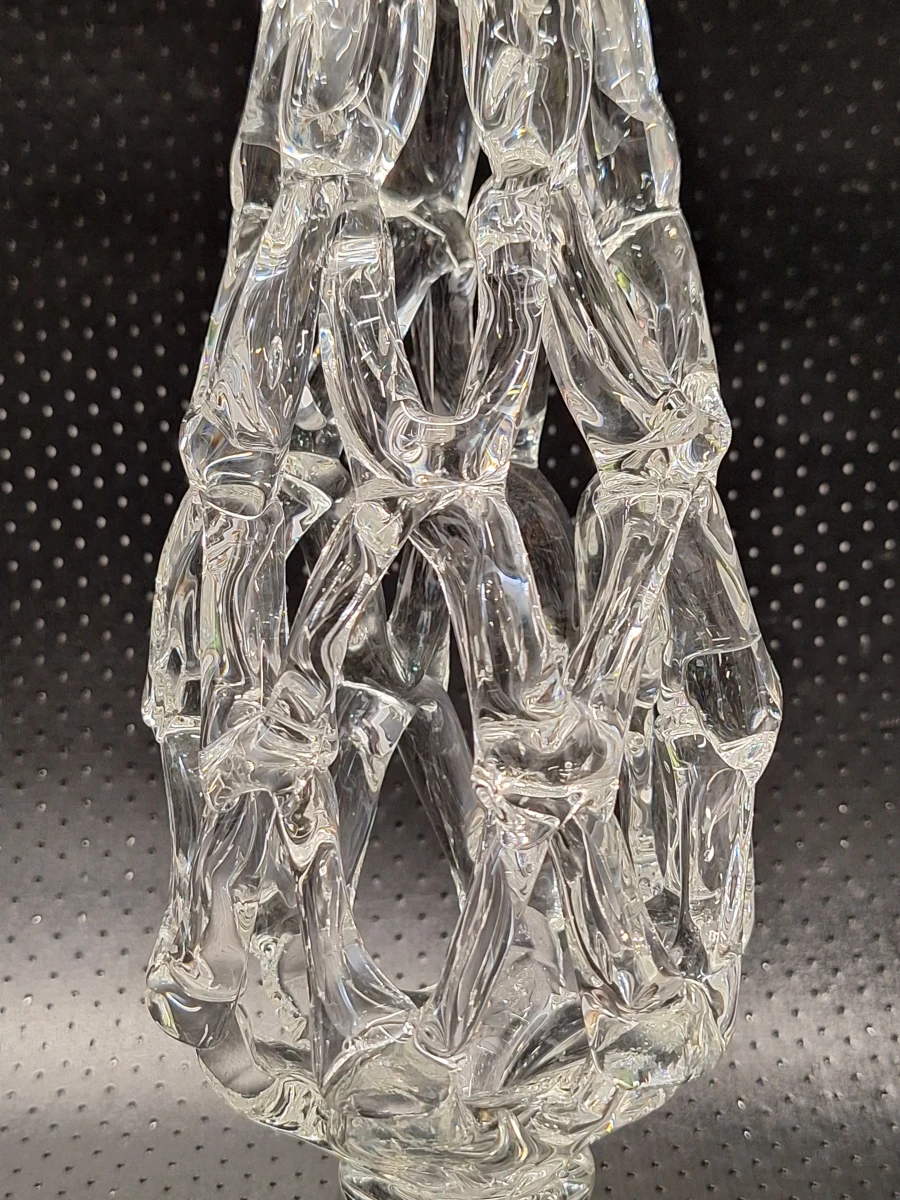 Opengewerkte glazen design kandelaar 39.5 cm in Murano-stijl - foto 5