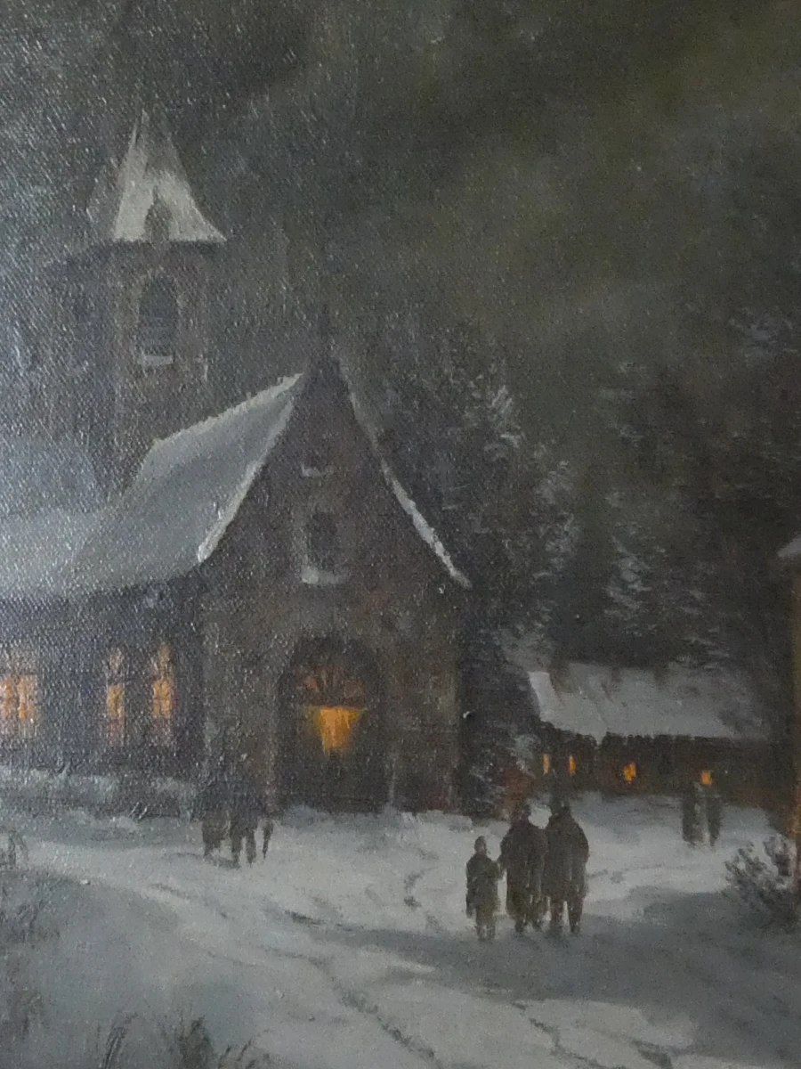 Winternachttafereel – Van Daele - barokke omkadering - foto 5