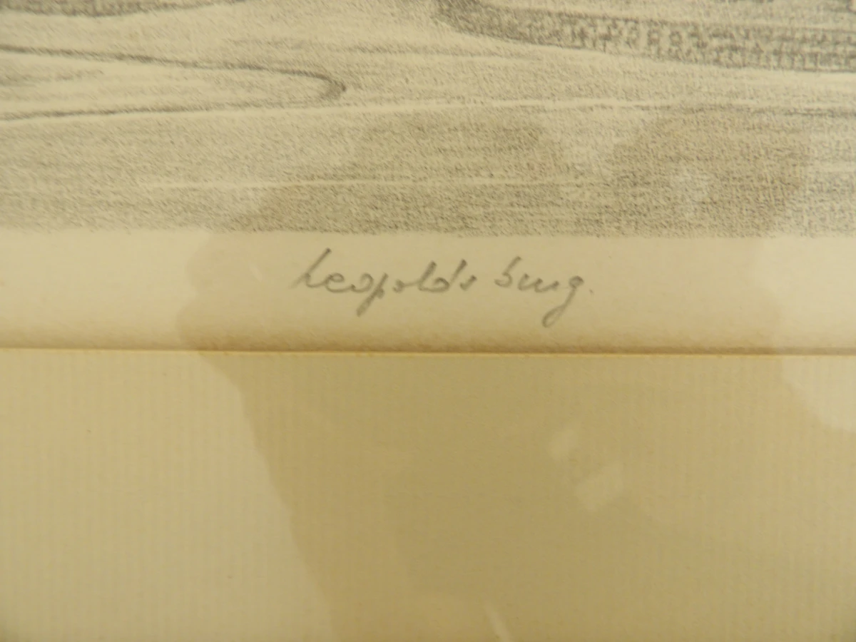 Lithografie stadsgezicht Leopoldsburg door Guy Desarzens - foto 4
