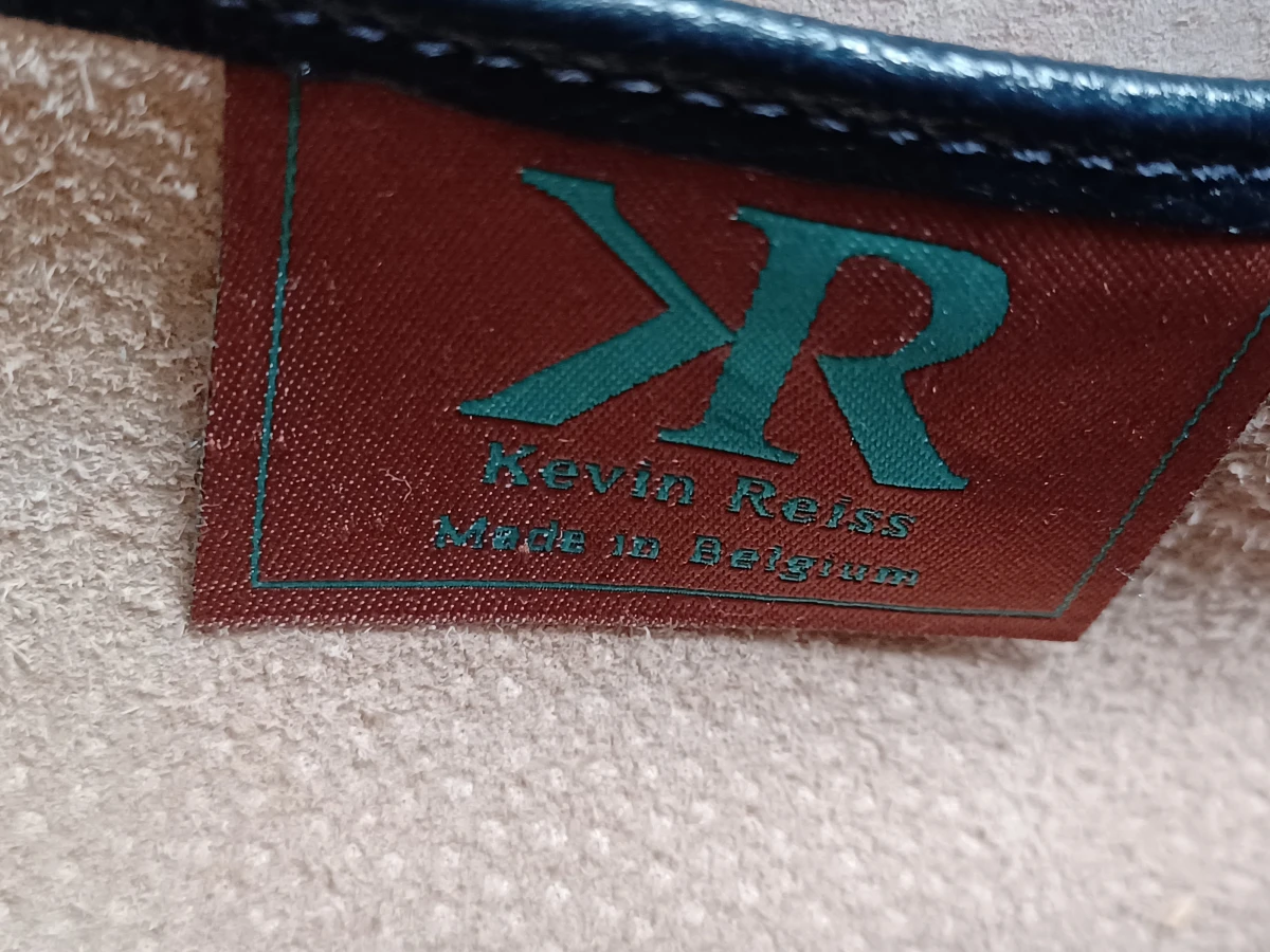 Stijlvolle donkerblauwe lederen handtas - Kevin Reiss - Made in Belgium - foto 16