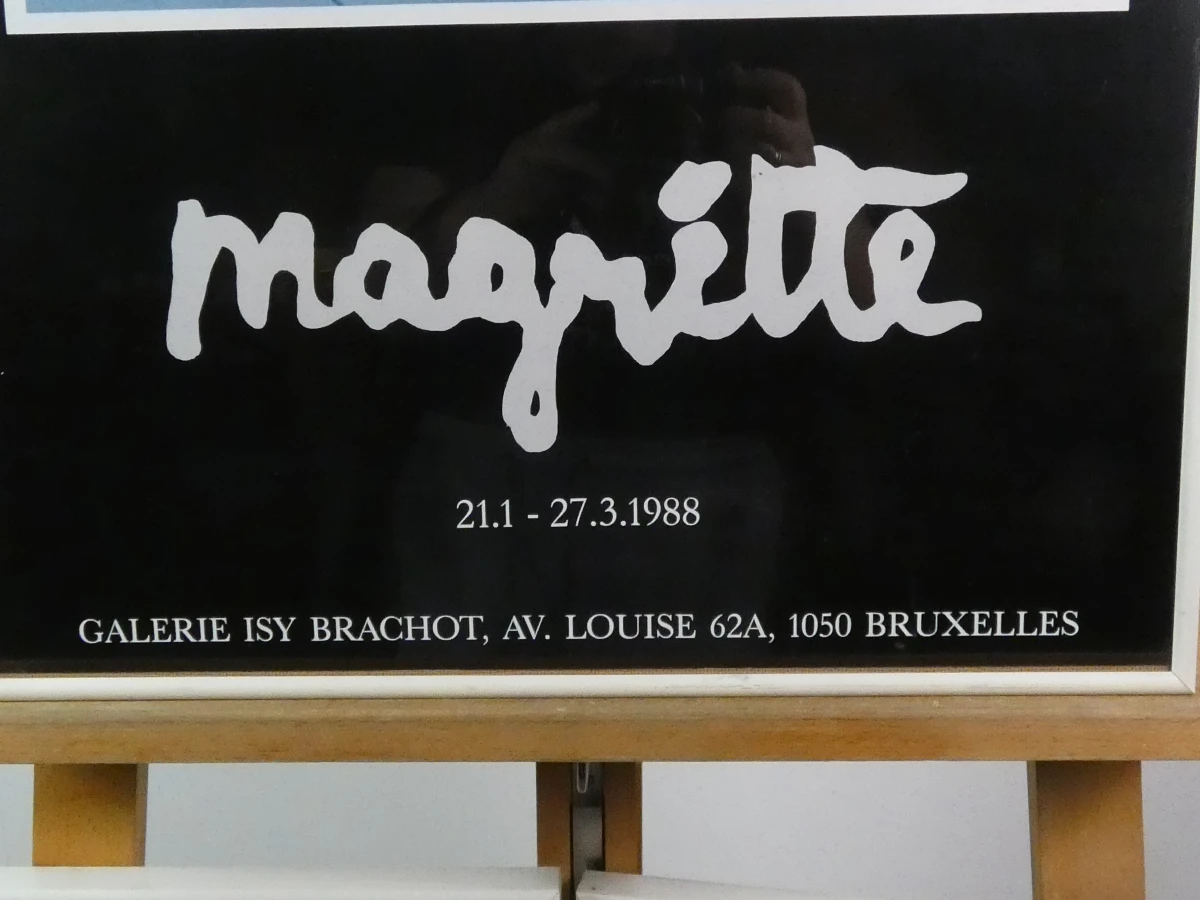 Set van 3 Magritte tentoonstellingsaffiches in lijst - foto 4