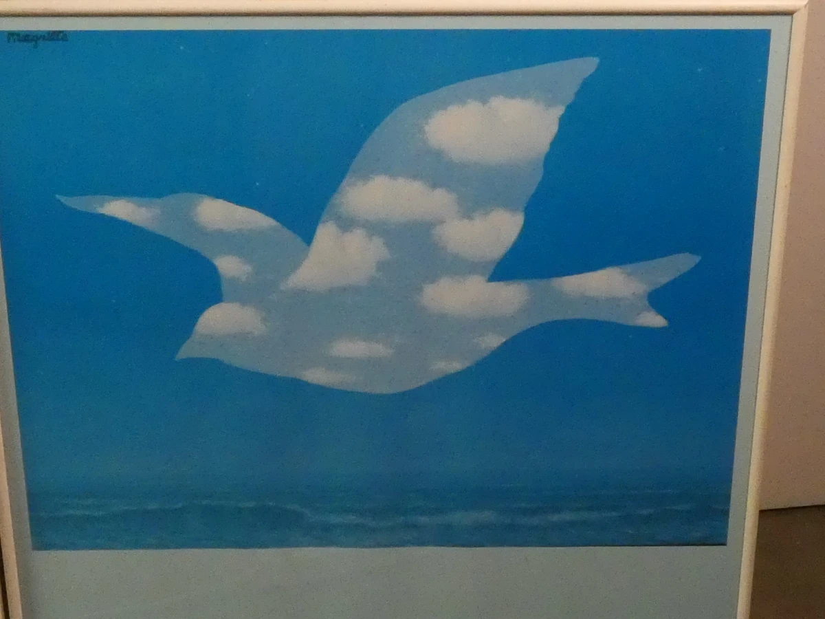 Set van 3 Magritte tentoonstellingsaffiches in lijst - foto 6