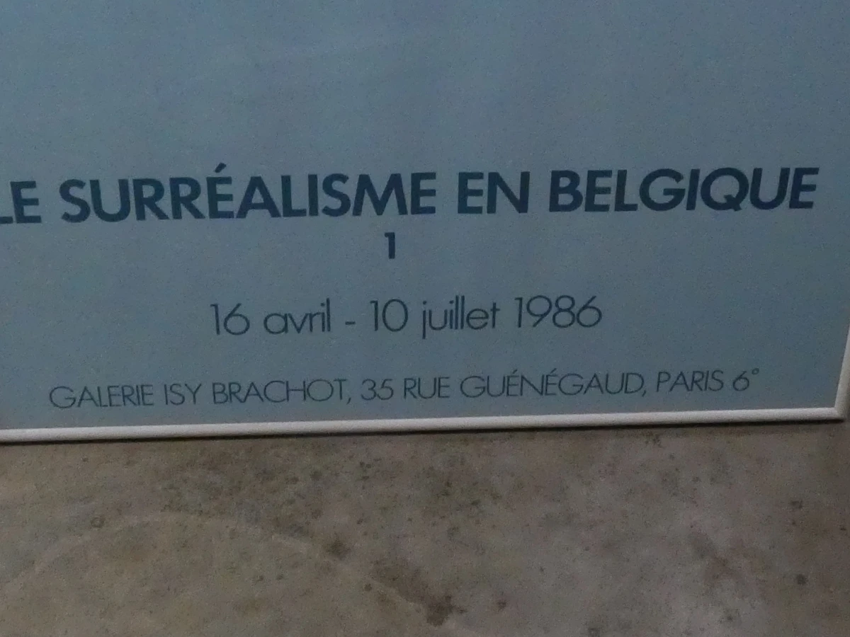 Set van 3 Magritte tentoonstellingsaffiches in lijst - foto 7