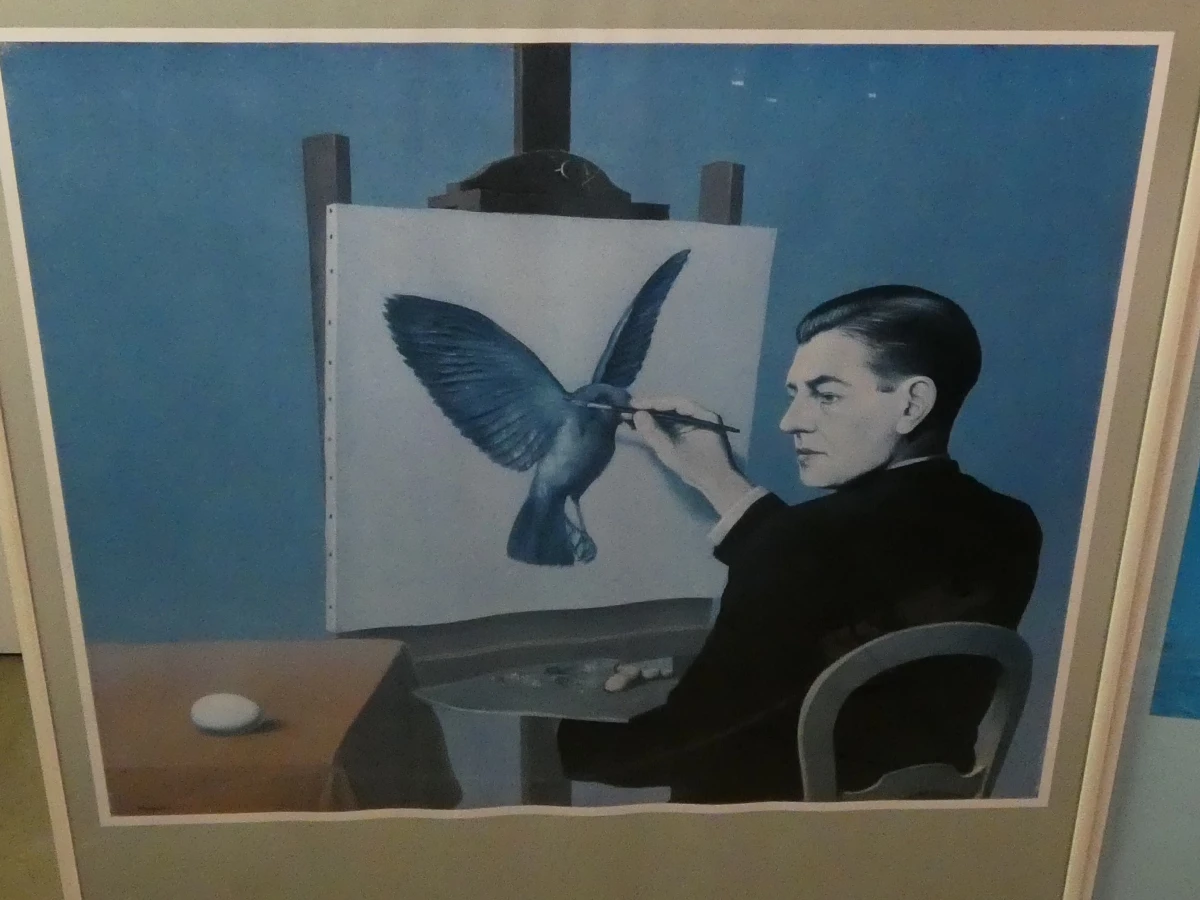 Set van 3 Magritte tentoonstellingsaffiches in lijst - foto 9