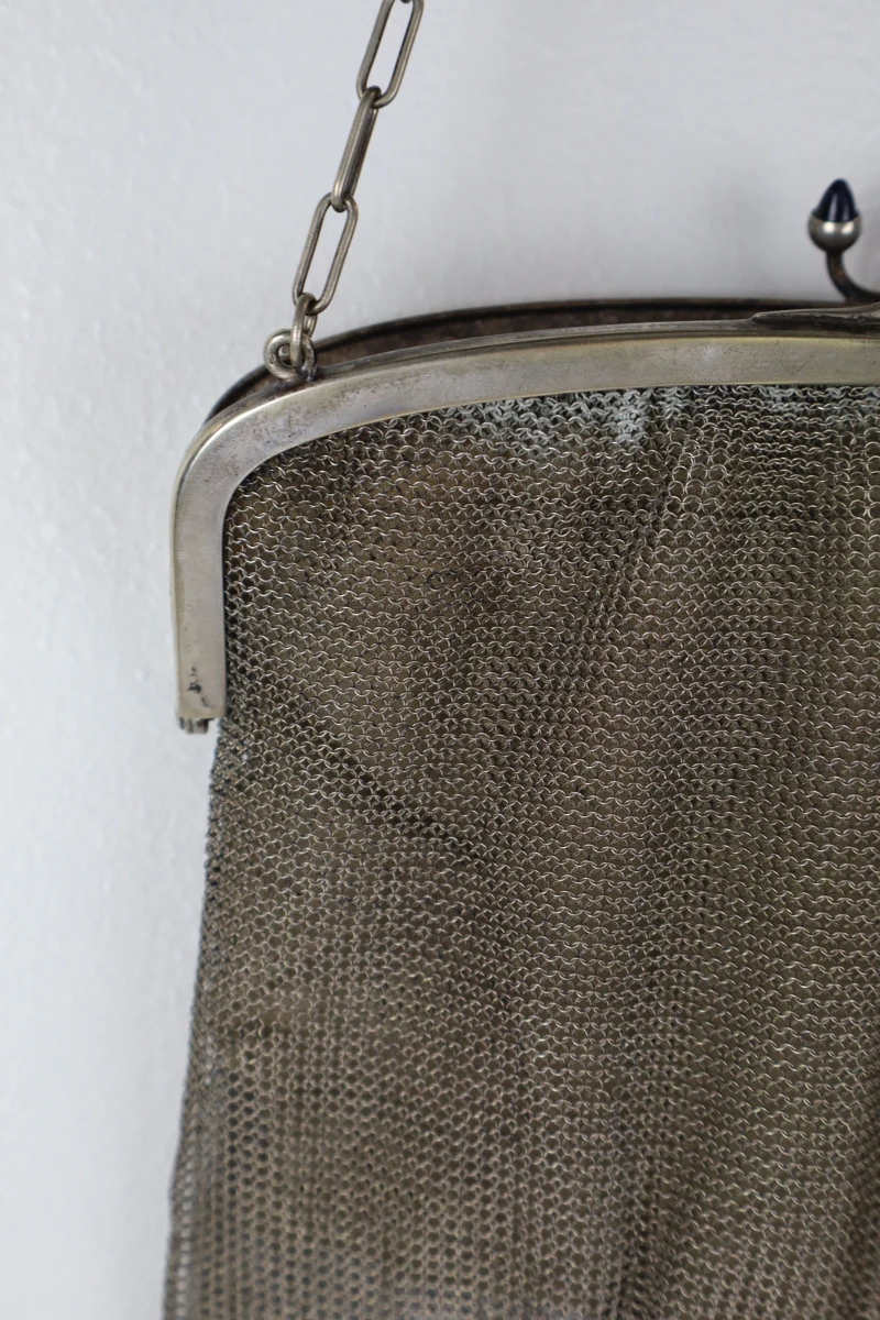 Vintage mesh avondtas 1920 - foto 4