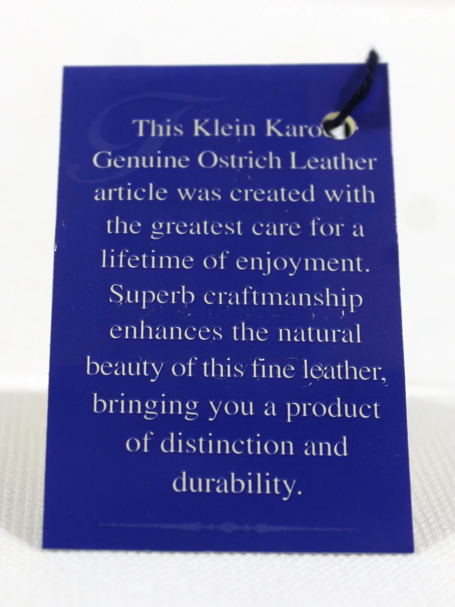 Klein Karoo Ladies Purse [Ostrich Leather] - foto 8