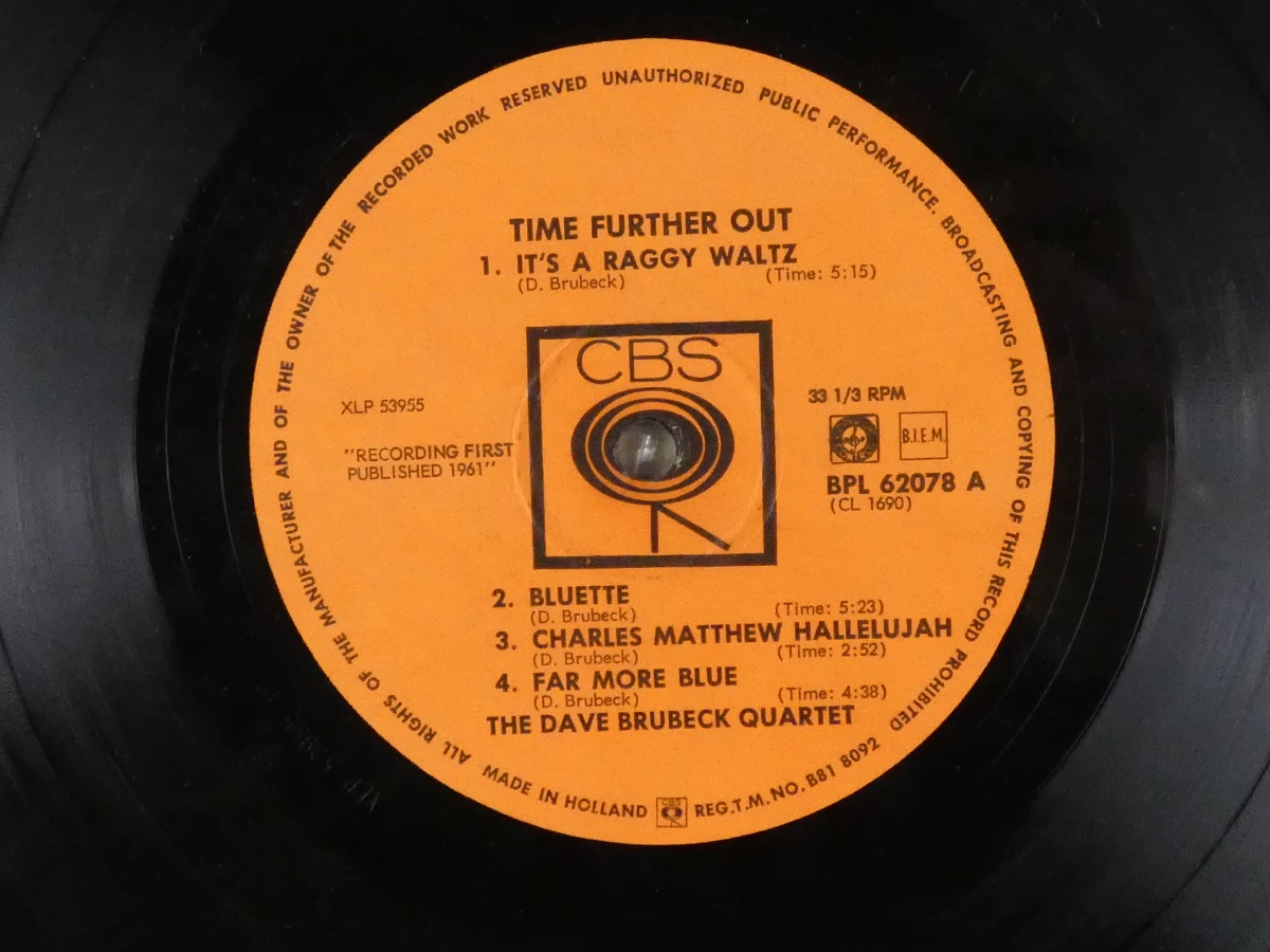 Set van 4 vintage jazz vinylplaten Dave Brubeck Quartet - foto 15
