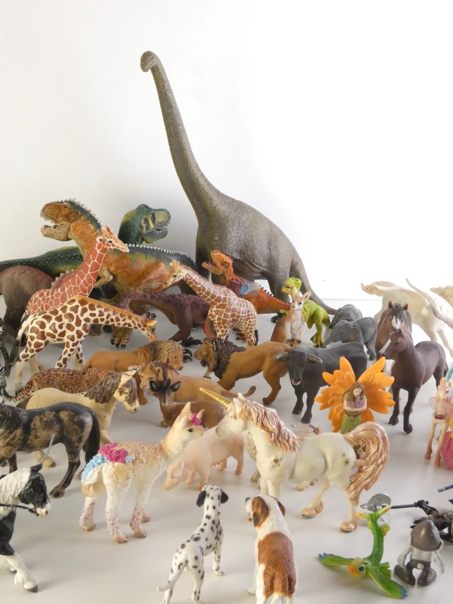 Set Schleich dieren- en fantasiefiguren plastic speelgoed - foto 2