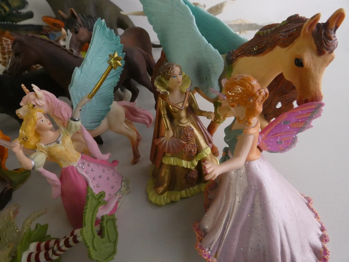 Set Schleich dieren- en fantasiefiguren plastic speelgoed - foto 17