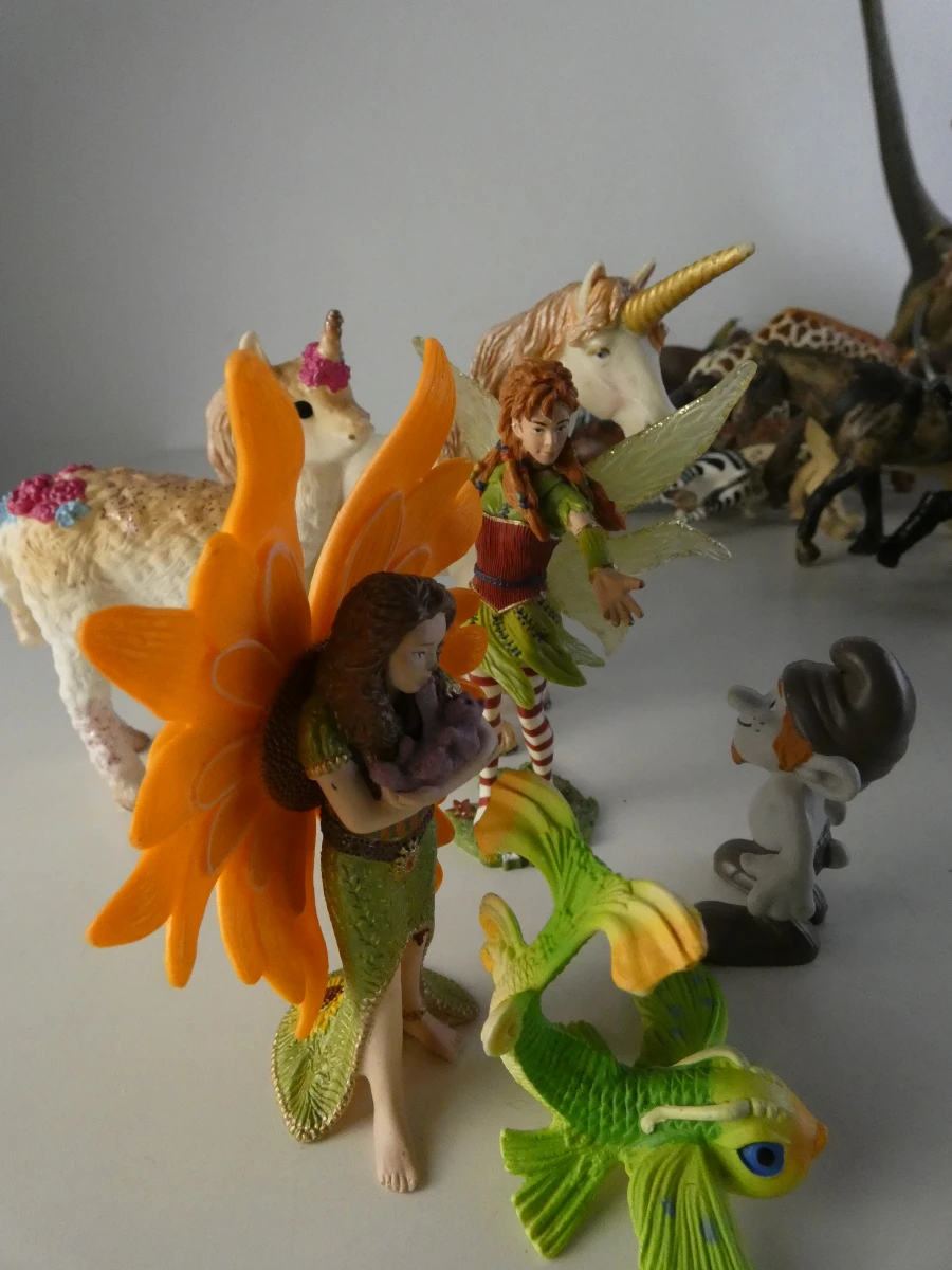 Set Schleich dieren- en fantasiefiguren plastic speelgoed - foto 18