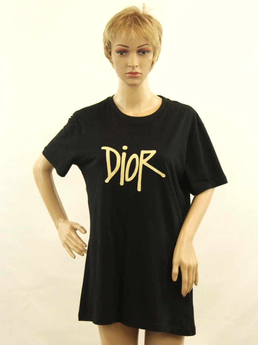 Zwart Dior t-shirt - maat: L – kavel bij De Kringwinkel, Antwerpen
