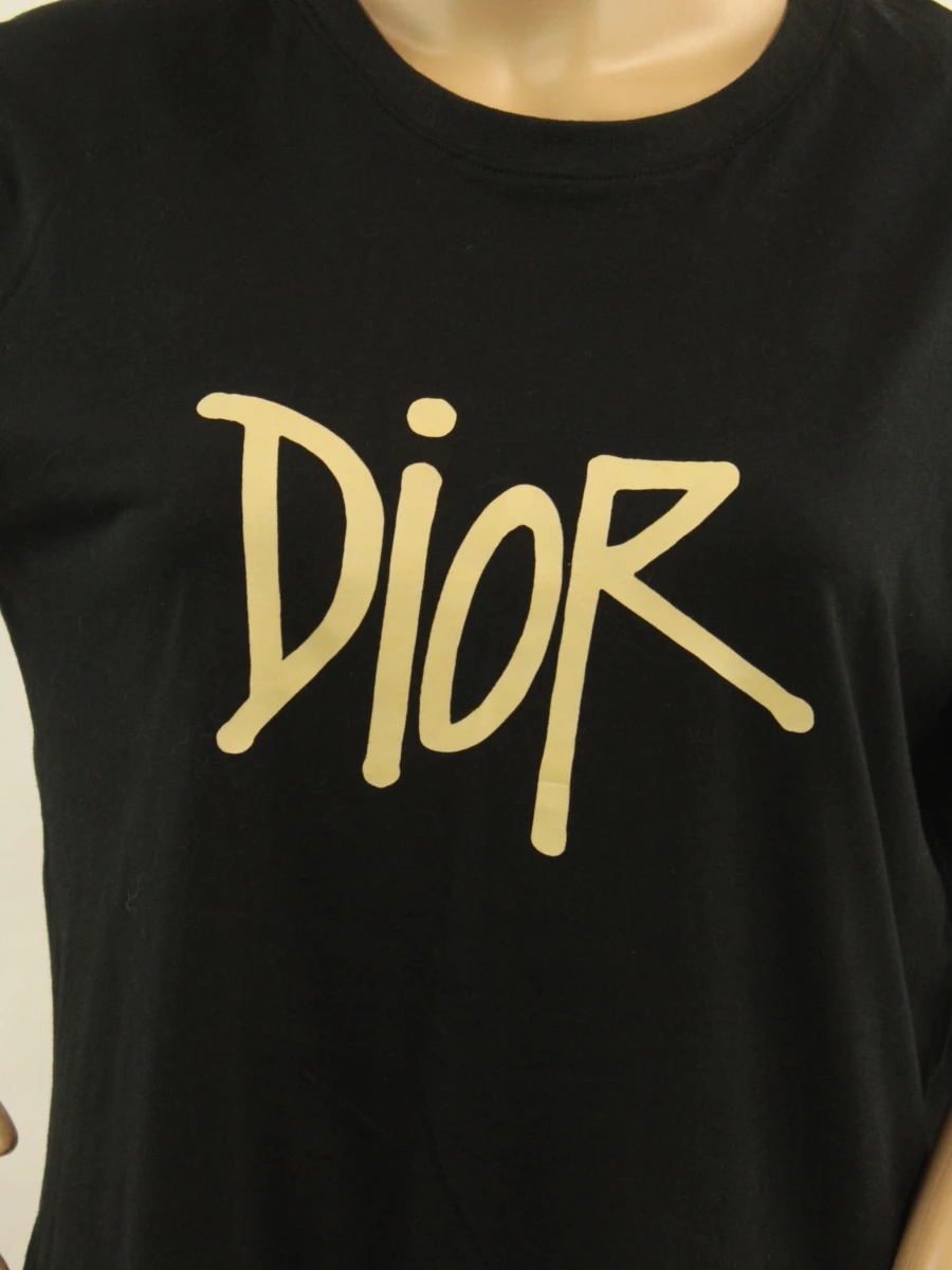 Zwart Dior t-shirt - maat: L - foto 2