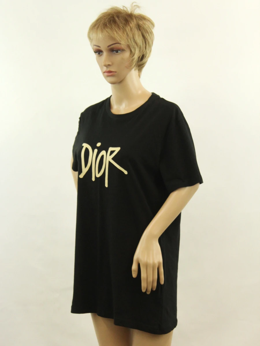 Zwart Dior t-shirt - maat: L - foto 4
