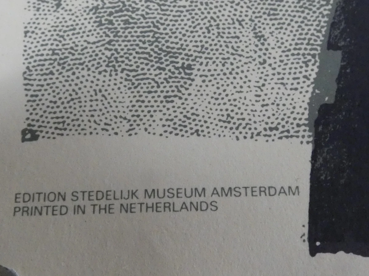 Set van 2 vintage kunstposters uit Stedelijk Museum Amsterdam - foto 5