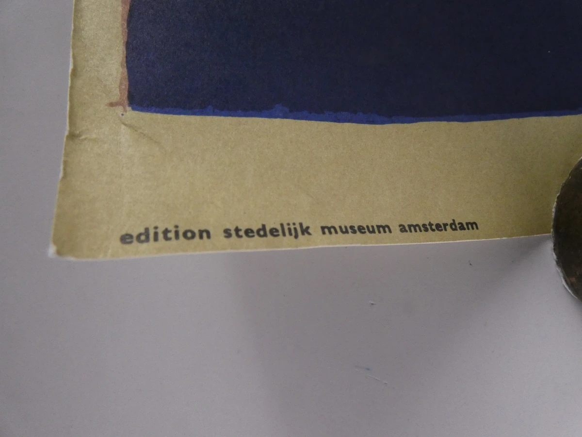Set van 2 vintage kunstposters uit Stedelijk Museum Amsterdam - foto 10