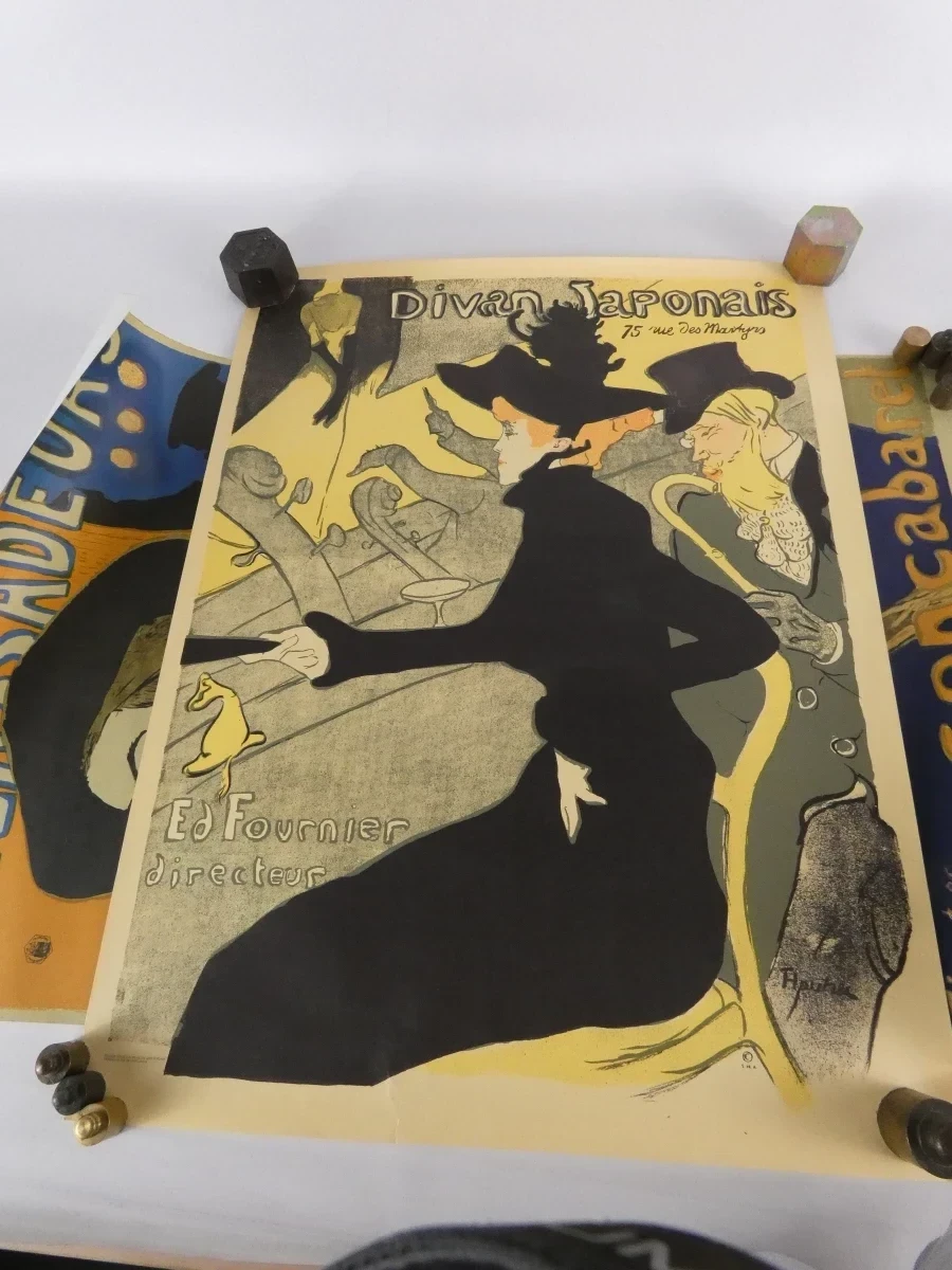 Set van 2 vintage kunstposters uit Stedelijk Museum Amsterdam - foto 2