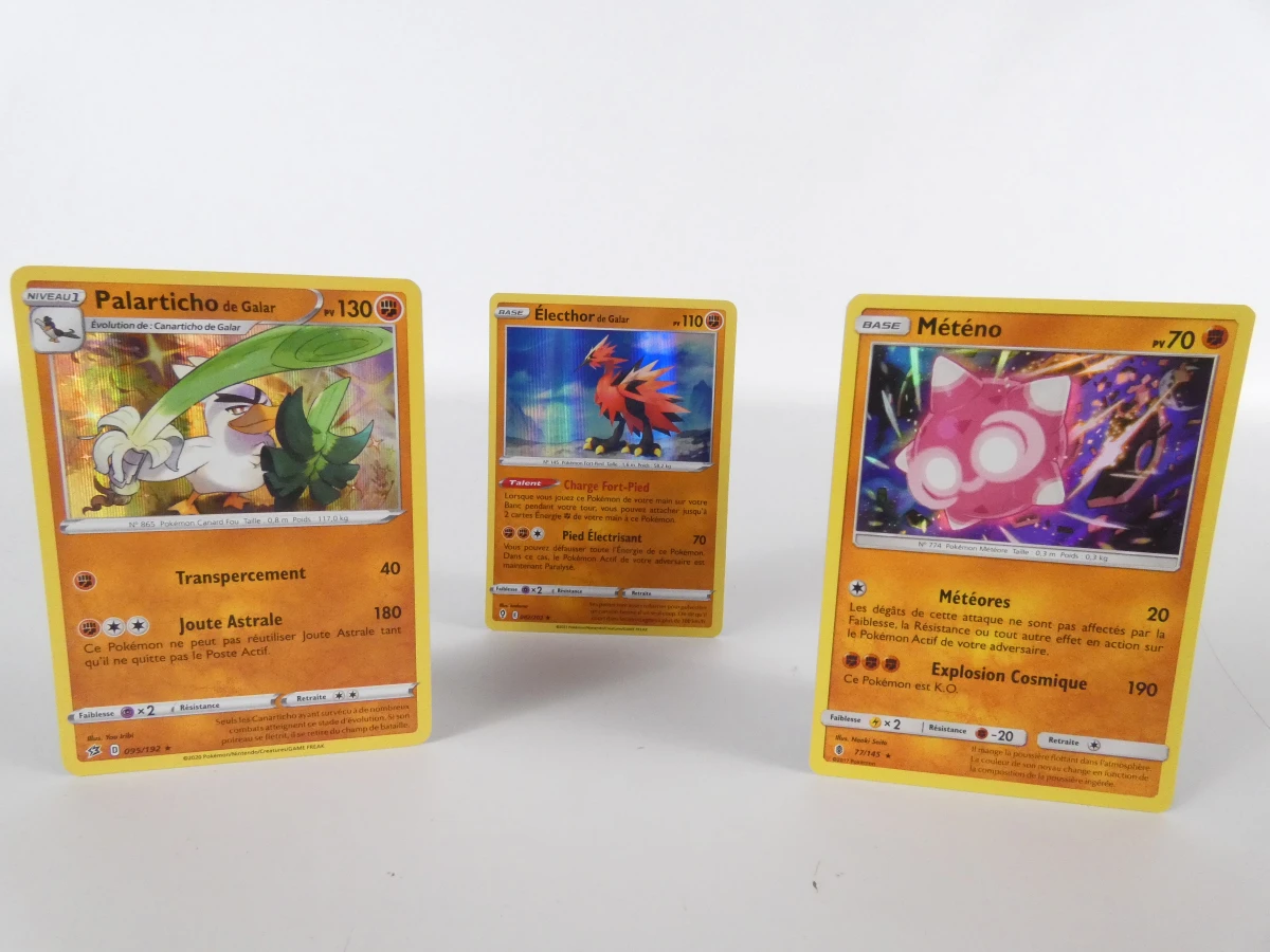 Lot van 40 Pokémon kaarten + Mini Tin (Frans/Engels/Japans) - foto 2