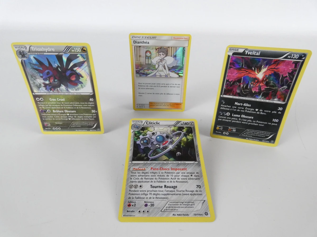 Lot van 40 Pokémon kaarten + Mini Tin (Frans/Engels/Japans) - foto 3