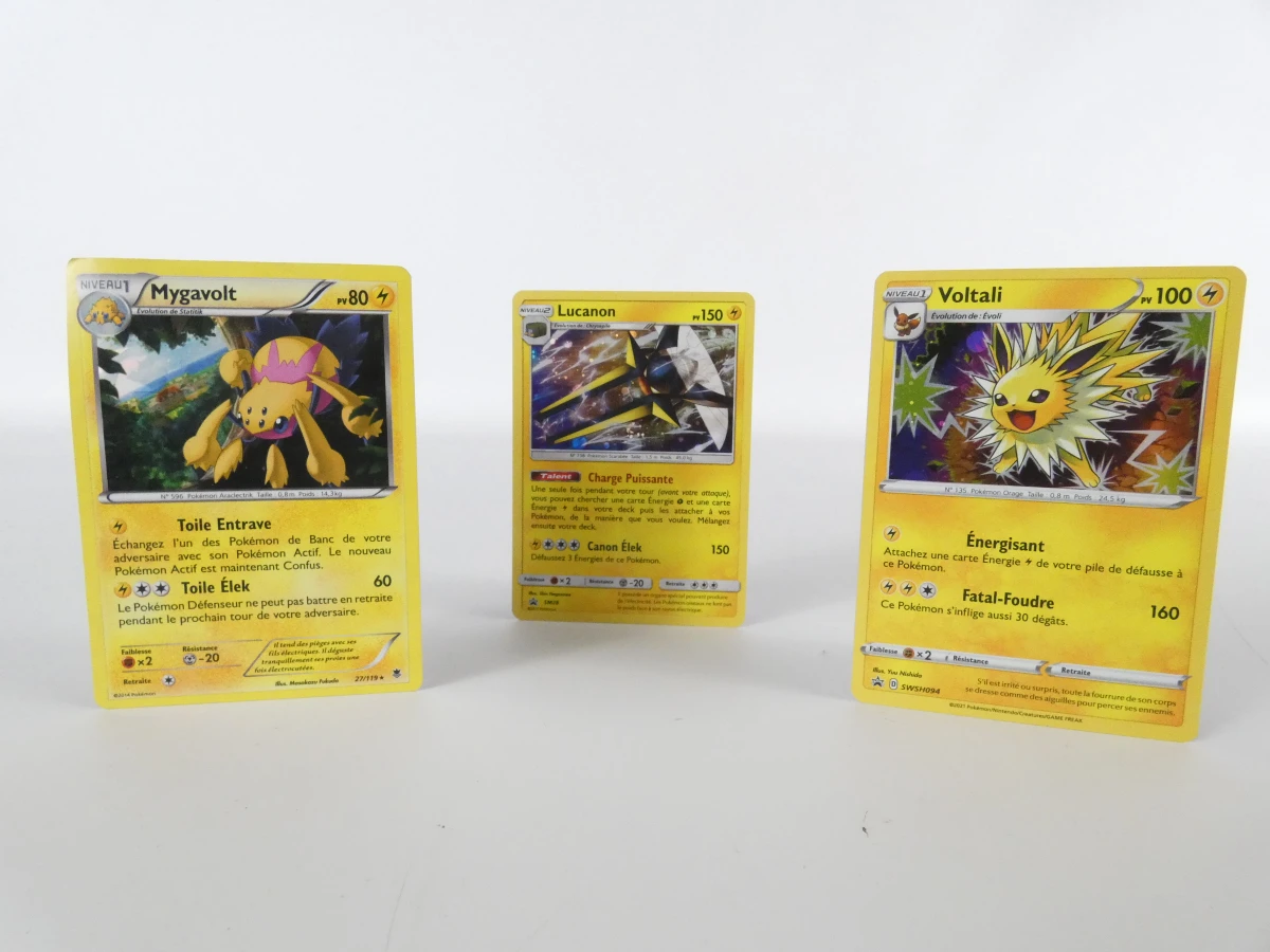 Lot van 40 Pokémon kaarten + Mini Tin (Frans/Engels/Japans) - foto 4