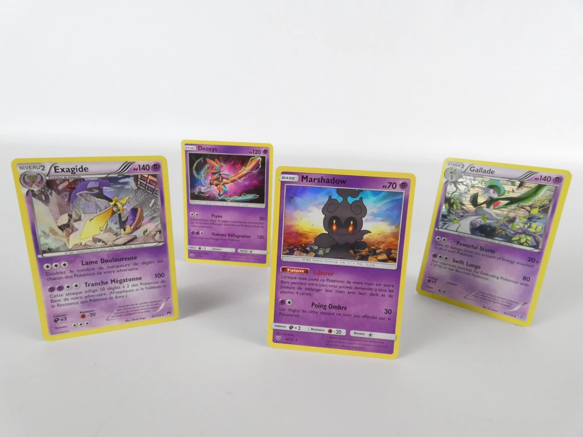 Lot van 40 Pokémon kaarten + Mini Tin (Frans/Engels/Japans) - foto 10