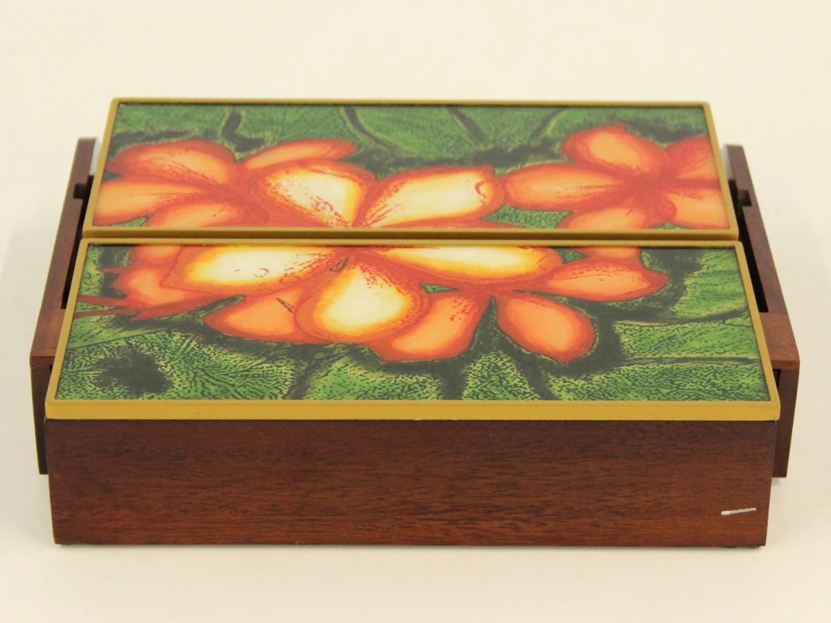 Vintage sieradendoos met bloemmotief - foto 3