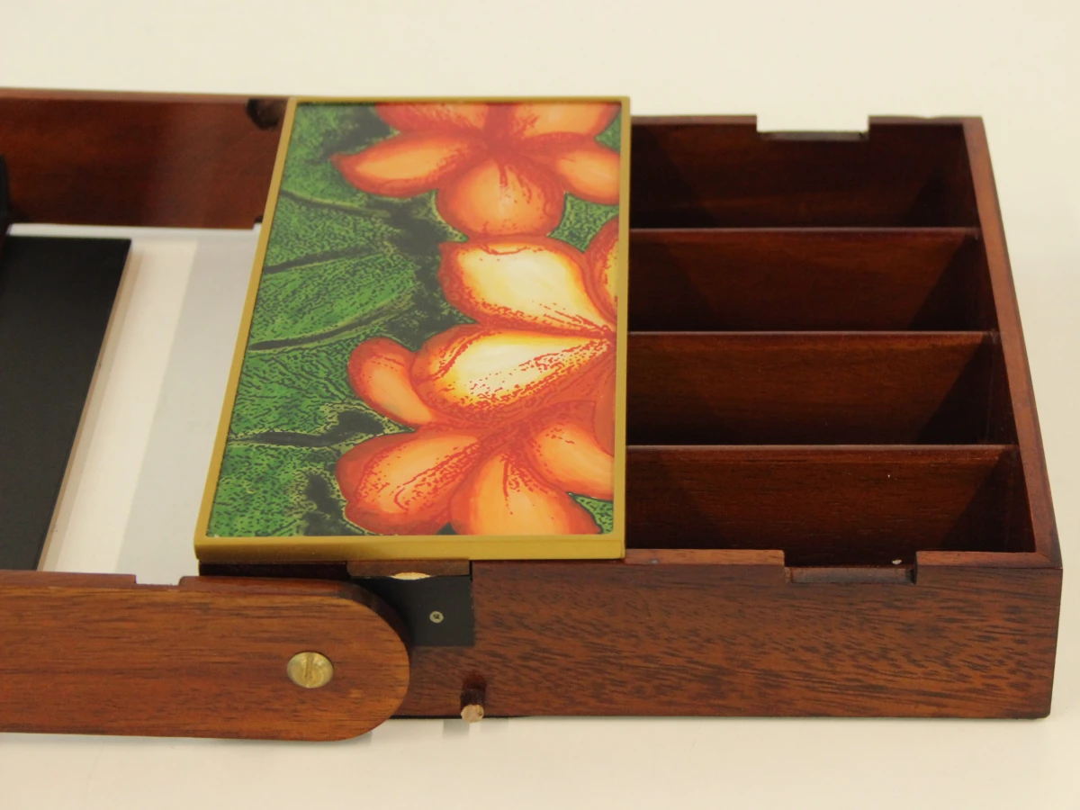 Vintage sieradendoos met bloemmotief - foto 6