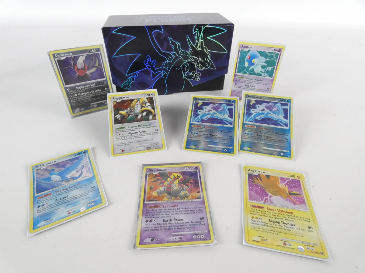 Pokémon kaarten met bewaardoos (2007-2009) – kavel bij De Kringwinkel, Heverlee