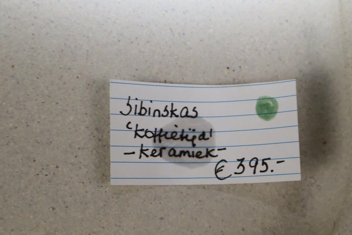 Keramisch wandbord 'Koffietijd' - Sibinskas - foto 6