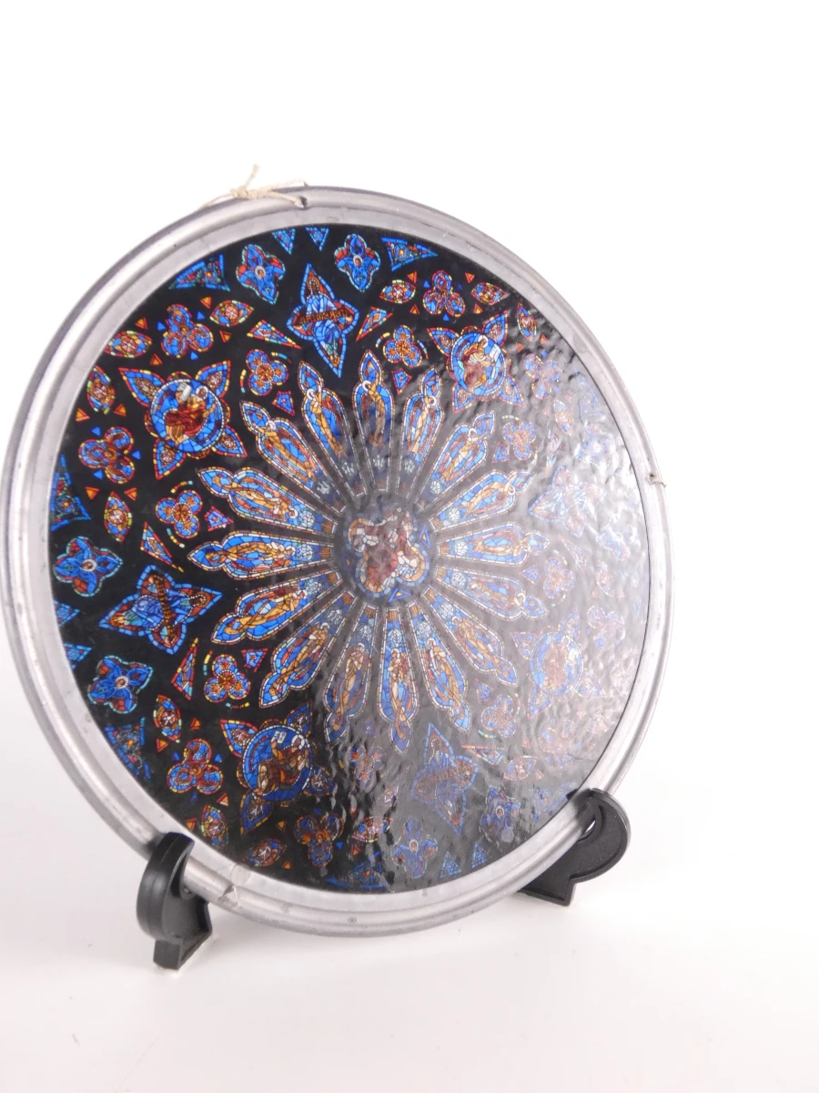 Glassmasters decoratieve glasplaat – roosvenster in gotische stijl - foto 2