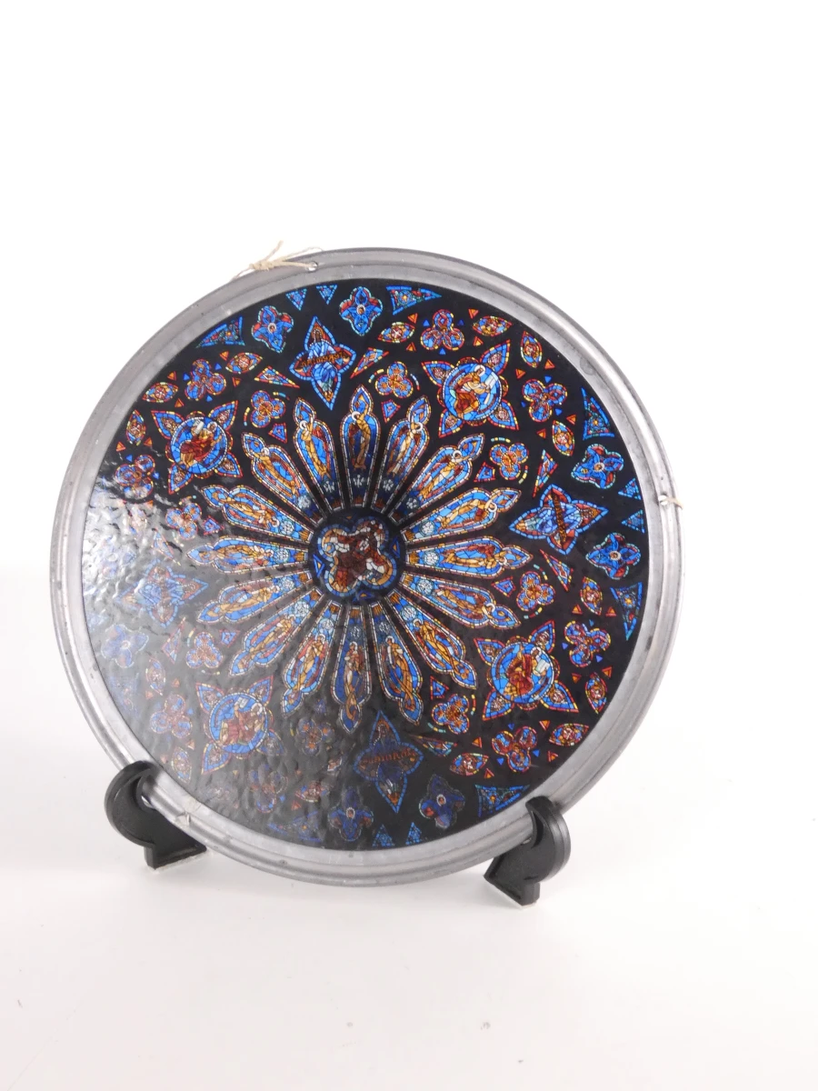 Glassmasters decoratieve glasplaat – roosvenster in gotische stijl - foto 3