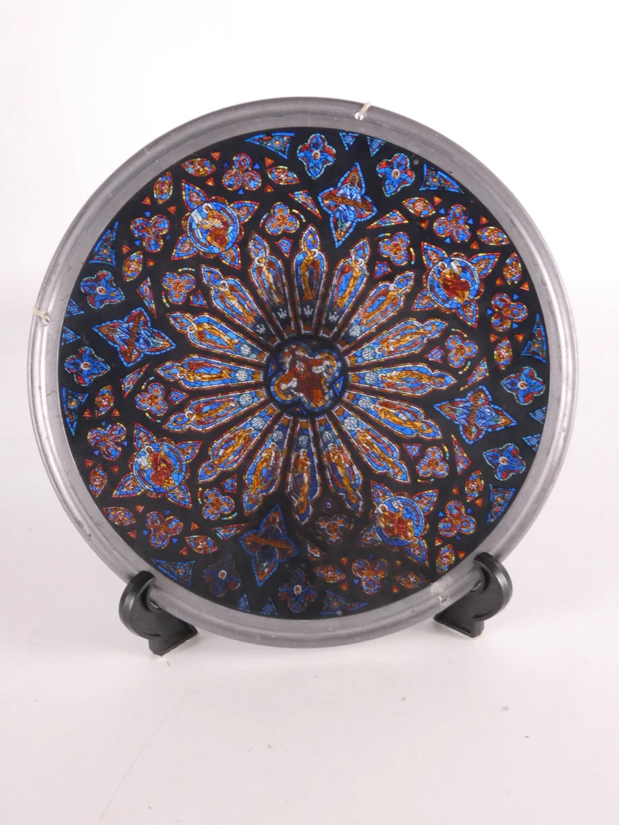 Glassmasters decoratieve glasplaat – roosvenster in gotische stijl - foto 4