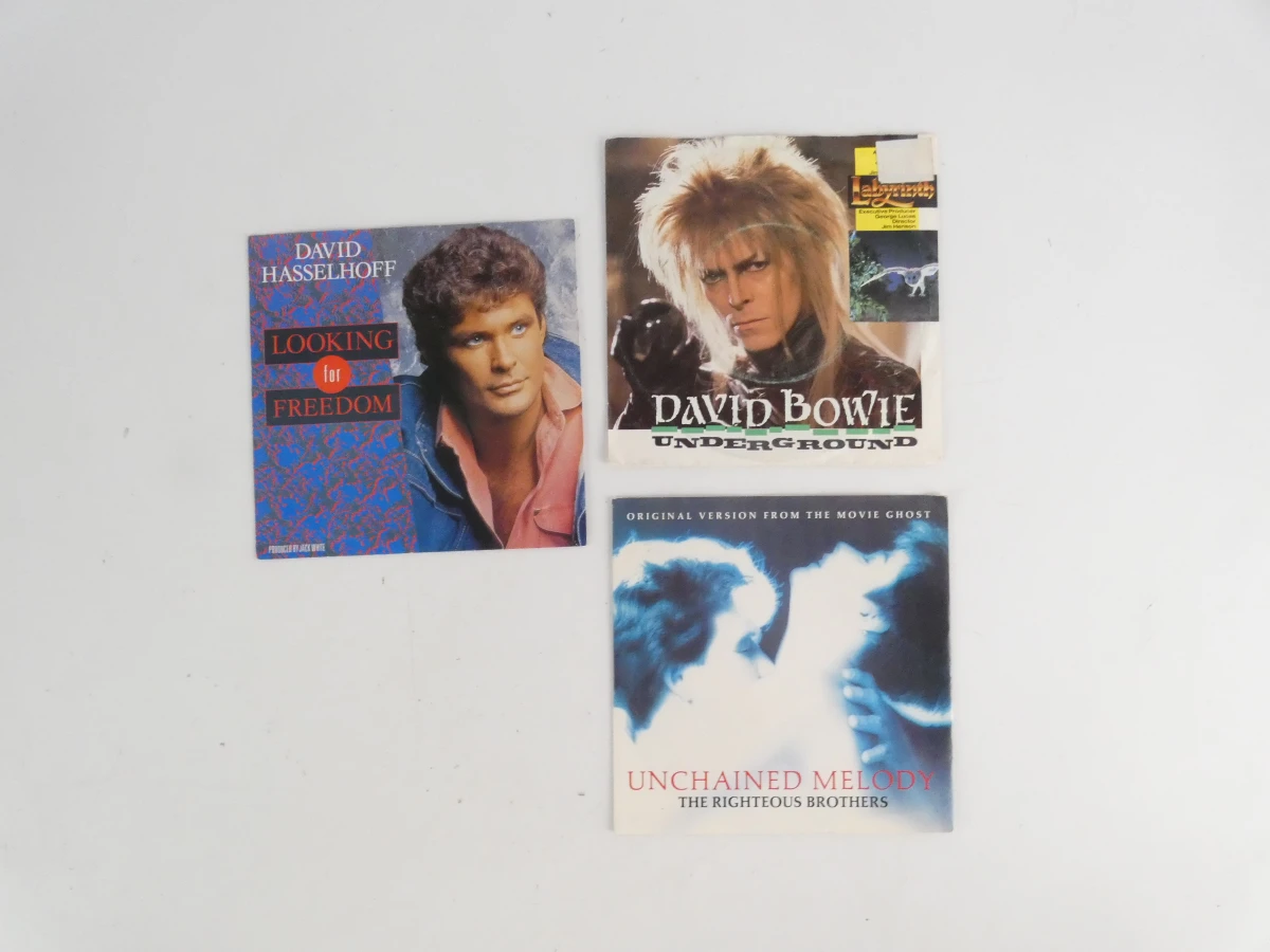 Set van 10 vintage vinyl singles met 7 inch koffertje - foto 6