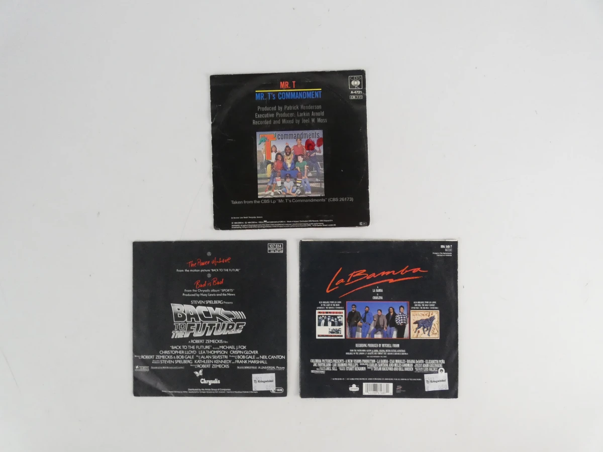 Set van 10 vintage vinyl singles met 7 inch koffertje - foto 9