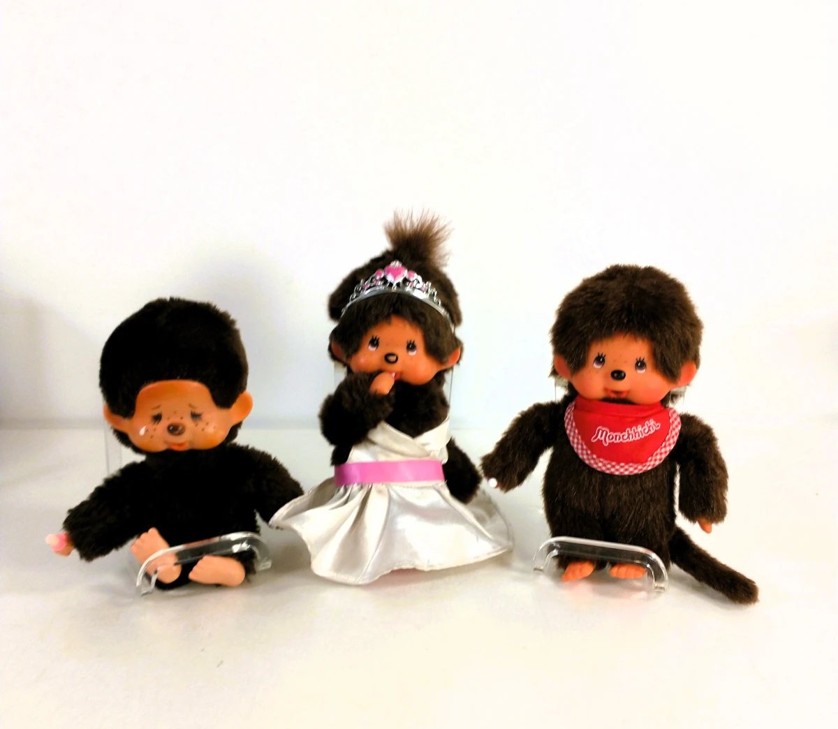 Verzameling van 7 vintage Monchhichi-poppen van Sekiguchi - foto 4