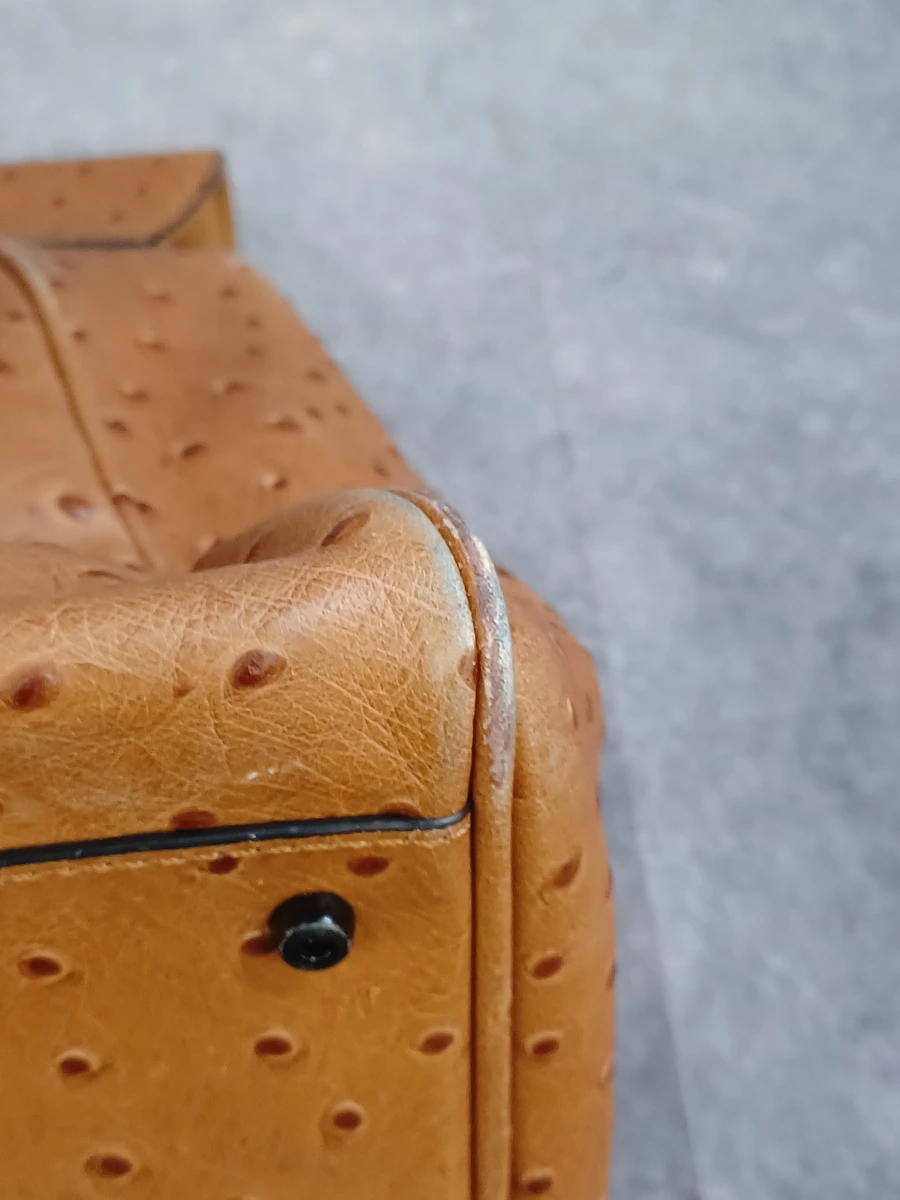 Stijlvolle Coccinelle handtas in struisvogelleder-look - foto 7