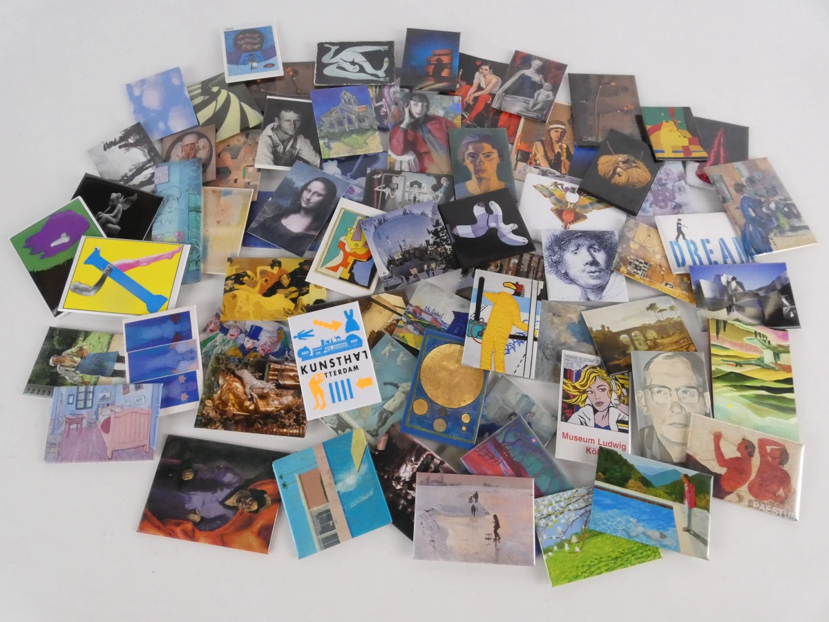 Magneten met kunstthema (67 stuks) - foto 2