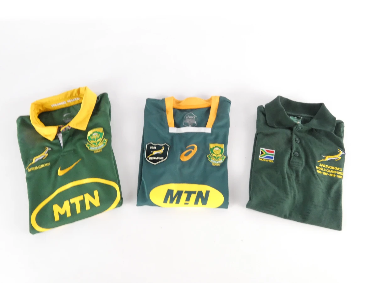 Set van 3 Springboks rugby shirts in diverse maten - foto 19