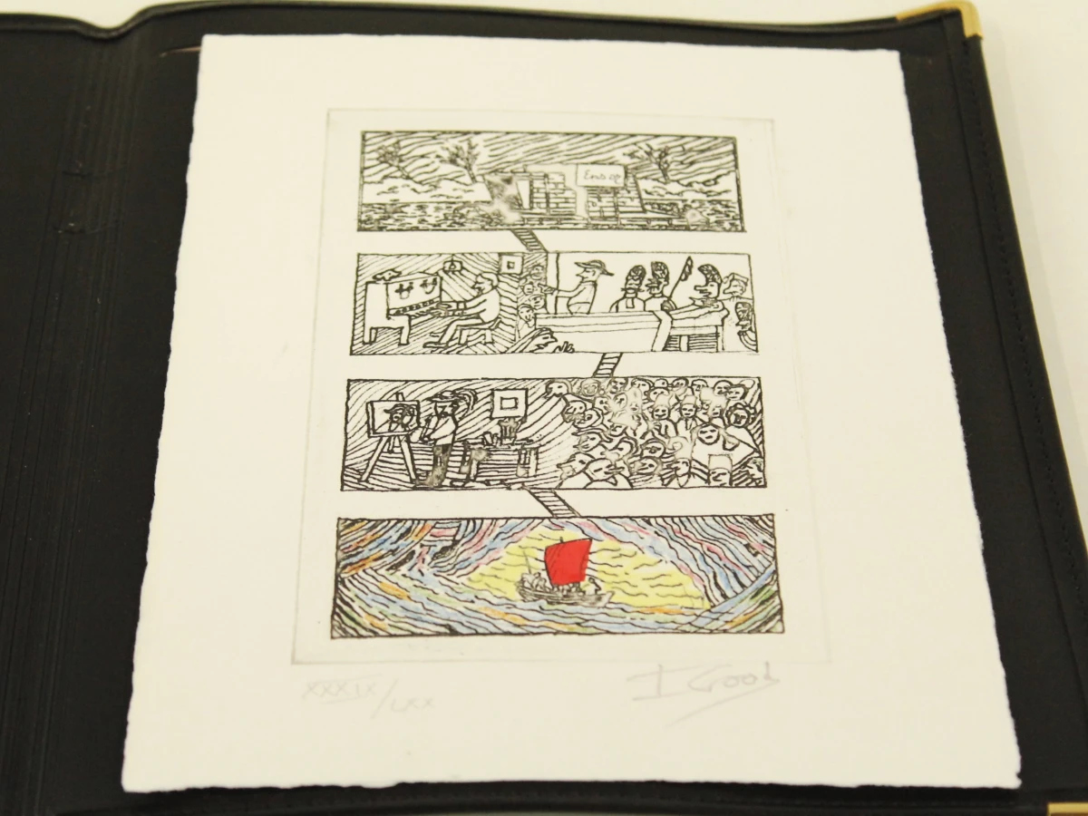 Ivan Good gesigneerd grafisch werk naar Ensor 39/70 - foto 2