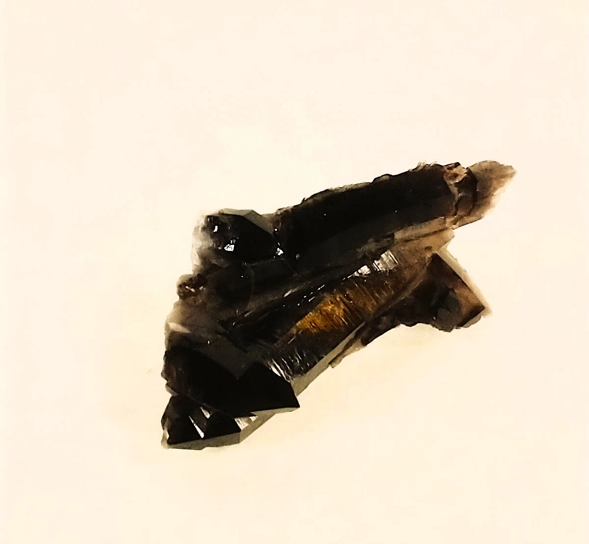 Verzameling mineralen en kristallen met drie presentatiedozen en rookkwarts - foto 6