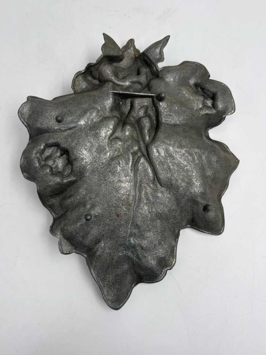 Decoratief metalen blad met engel en luit - foto 2