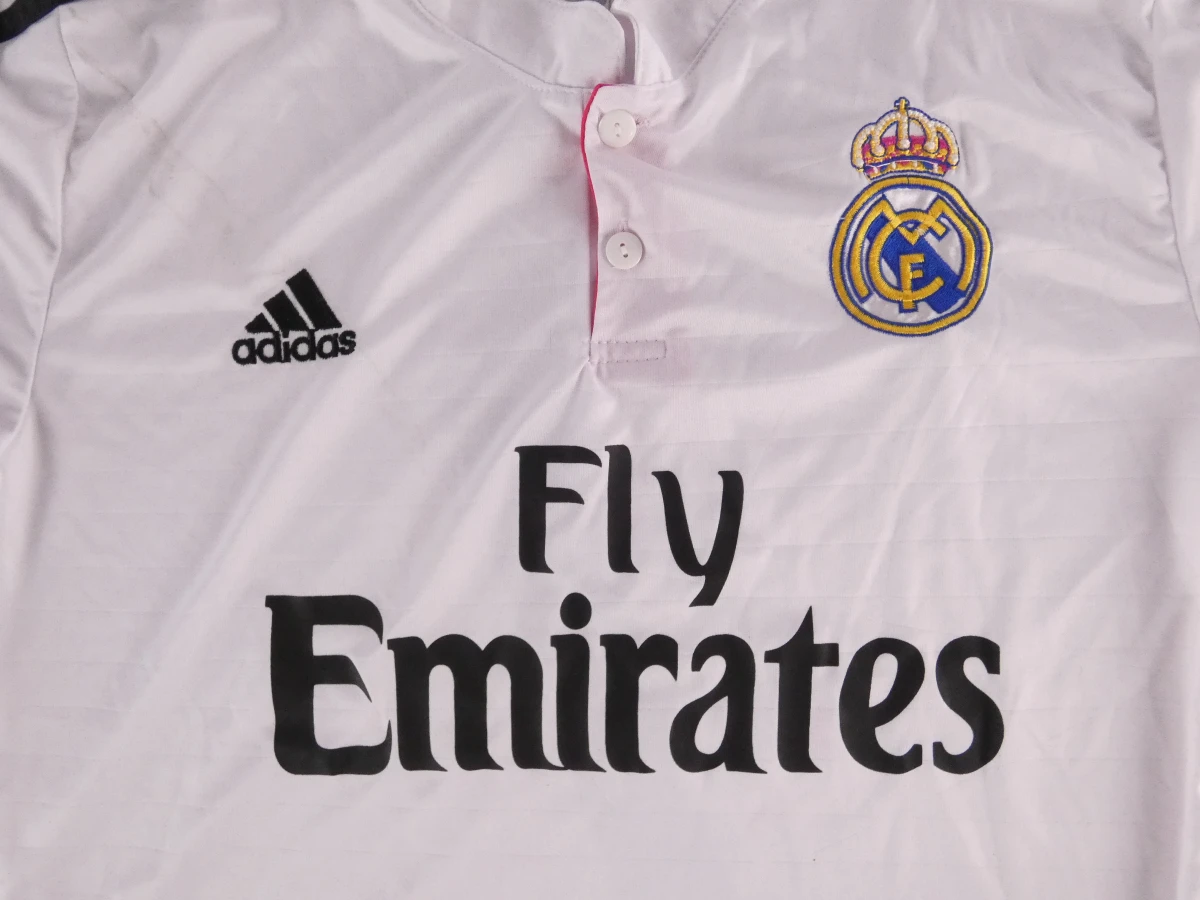 Wit Real Madrid Ronaldo voetbalshirt maat L - foto 3