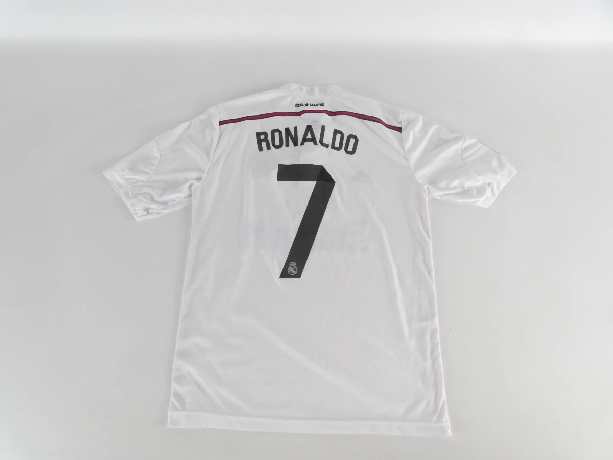 Wit Real Madrid Ronaldo voetbalshirt maat L - foto 8